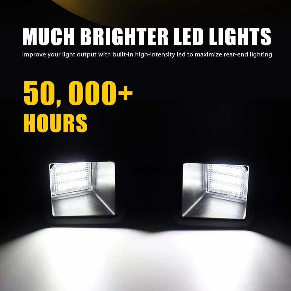 2x Bright White LED Tag License Plate Light For 2017-2022 Ford F-250 F-350 F-450 6B93BC-57