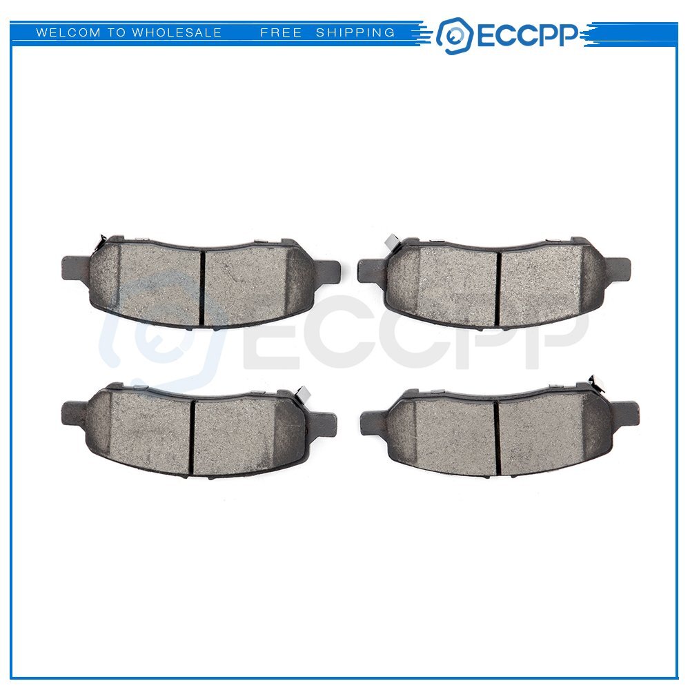 Rear Ceramic Brake Pads For 2013 2014 2015-2016 Dodge Dart 4pcs Slotted 6B93BC-57