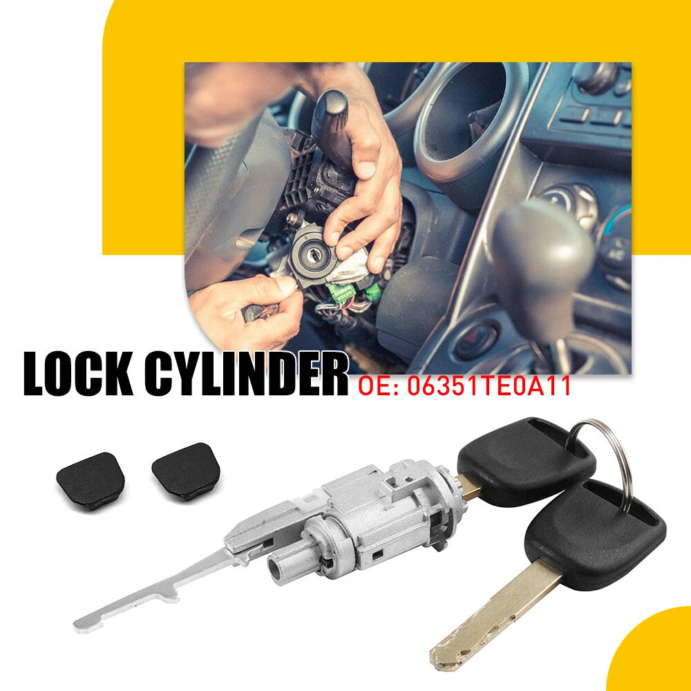 Ignition Key Switch Cylinder Lock with 2 Keys For 2002-2014 Honda Accord Acura A 6B93BC-57