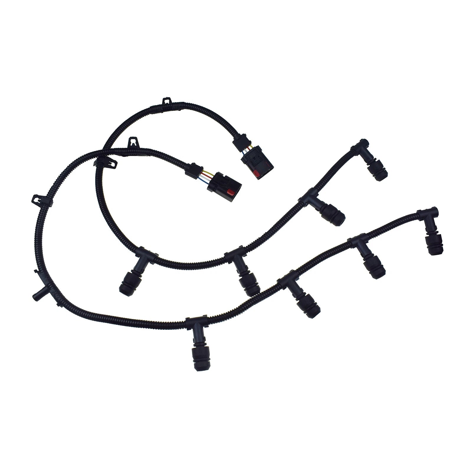 Glow Plug Wire Harnesses + Fuel Pressure Regulator For Ford 6.0L Powerstroke 6B93BC-57