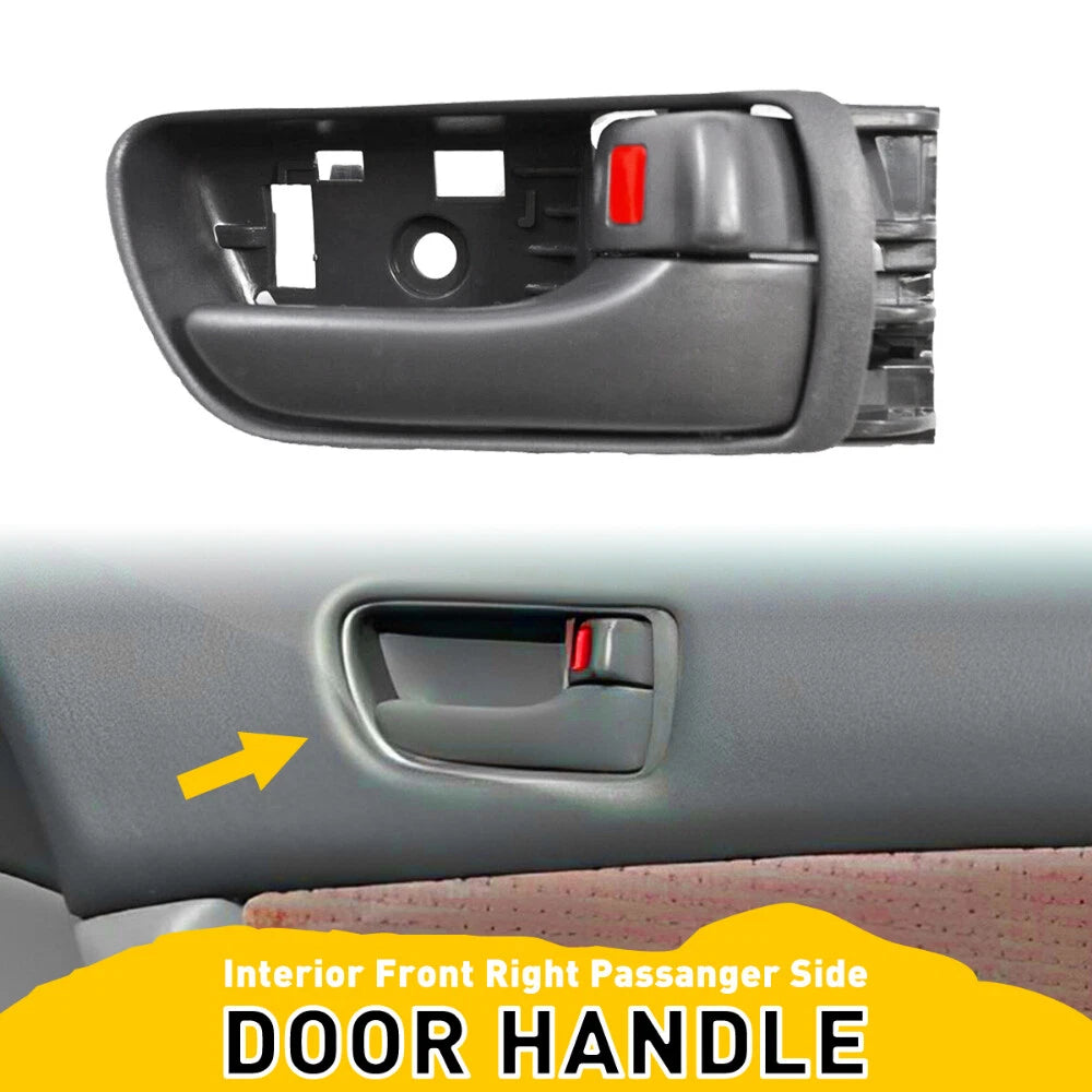 Interior Door Handle For Toyota 2004-2010 Sienna Front Right Passenger Side Gray 6B93BC-57