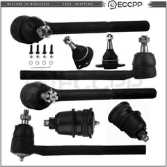 Front Lower Upper Ball Joints Steering Tie Rod End For 1996-05 Chevrolet Blazer KOEEP
