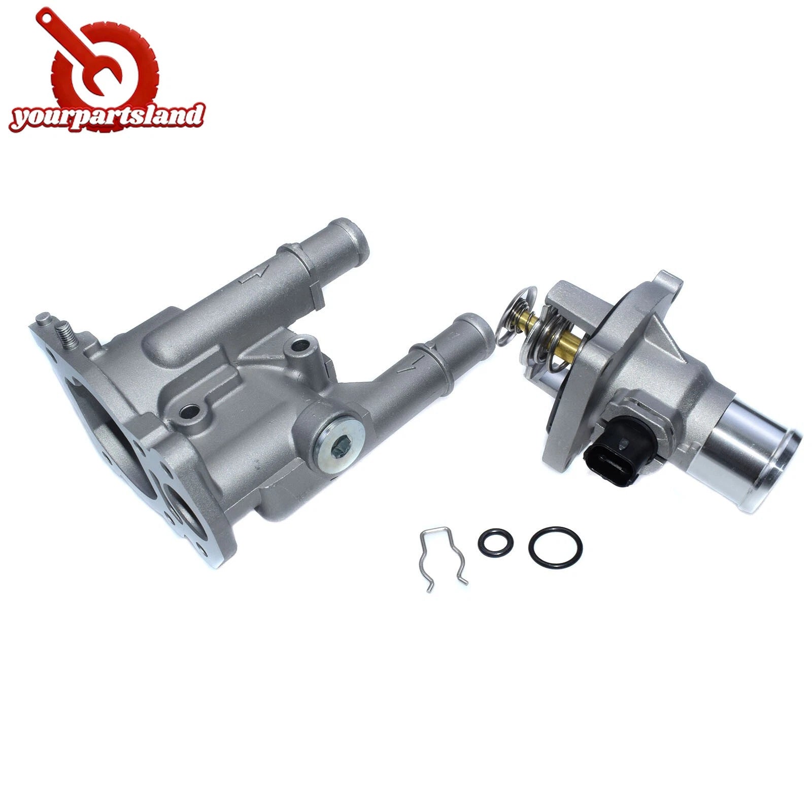Aluminium Thermostat Housing Assembly For 11-18 Chevy Cruze Sonic Trax 1.8l 1.6l 6B93BC-57