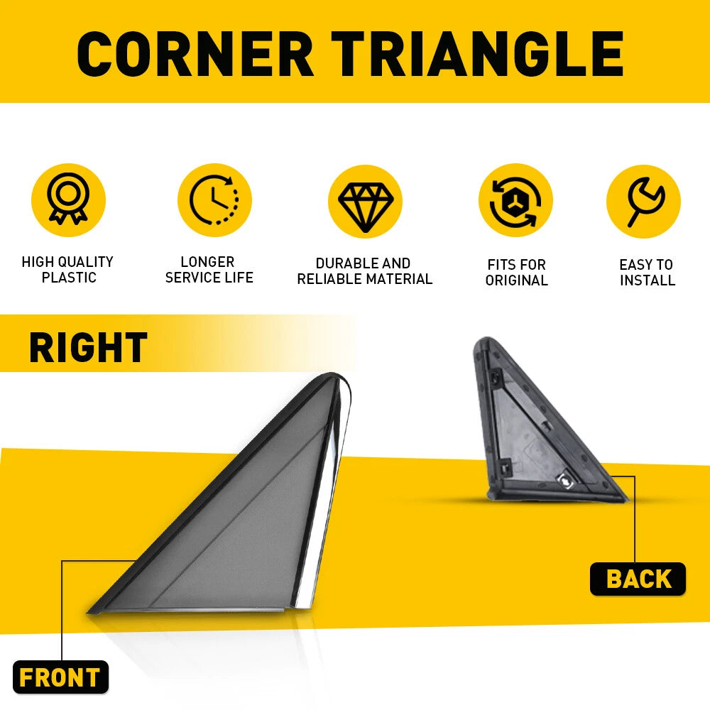 Right Mirror Flag Applique for 08-20 Chrysler Town Country Dodge Grand Caravan A 6B93BC-57