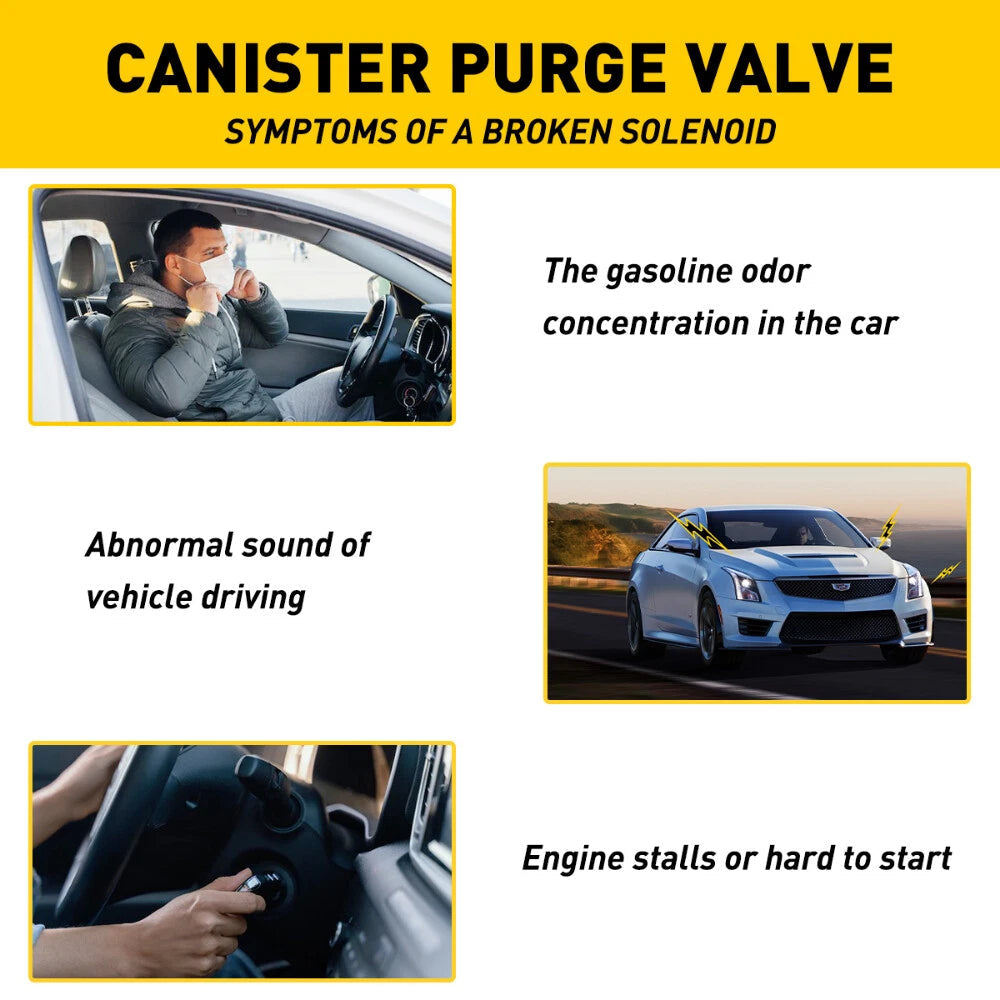 For 2014-2016 Chevrolet Impala 3.6L Limited Vapor Canister Purge Valve Solenoid 6B93BC-57