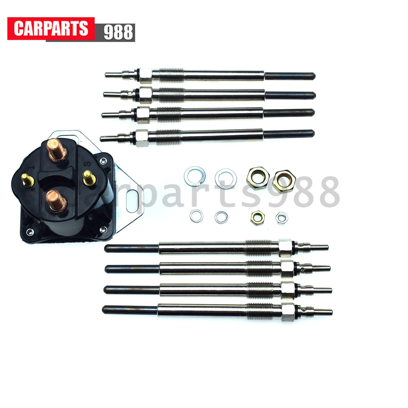 Diesel Glow Plug & Controller Kit for 97-03 Ford 7.3L Powerstroke F4TZ12A342BA 6B93BC-57