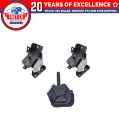 Motor & Trans Mount 3PCS Compatible for Chevy Silverado 2500HD/ Silverado 6B93BC-57