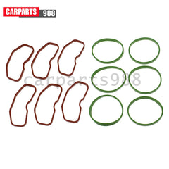 6x Upper & 6x Lower Intake Manifold Gaskets For Audi 3.0T Q5 A8 A7 S4 079129717B 6B93BC-57