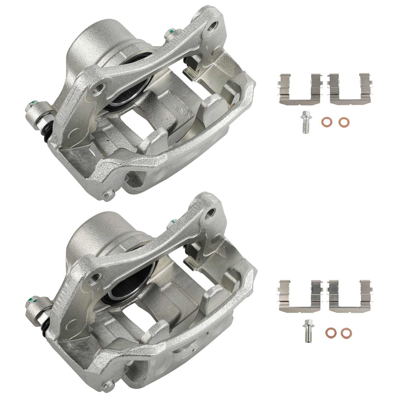 Front Brake Calipers 2Pcs  For 2010-2013 Kia Forte 2010-2013 Kia Forte Koup 6B93BC-57