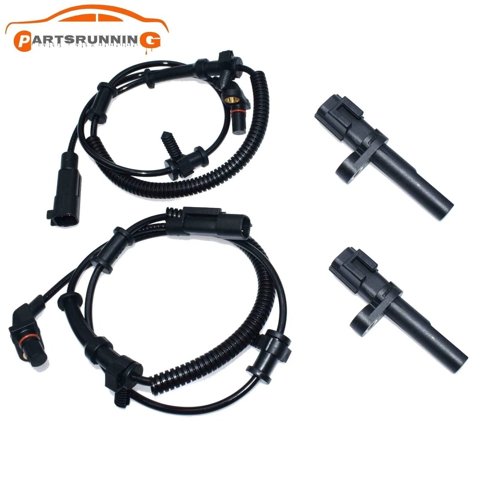 Set 4 ABS Wheel Speed Sensor Front Rear L&R FOR Dodge RAM 1500 PICKUP 2009-2012 6B93BC-57