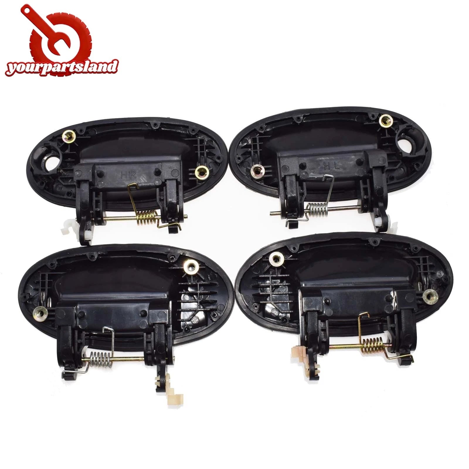 Outside Inside Door Handle 8PCS Set For Hyundai Elantra 1996 1997 1998 1999 2000 6B93BC-57