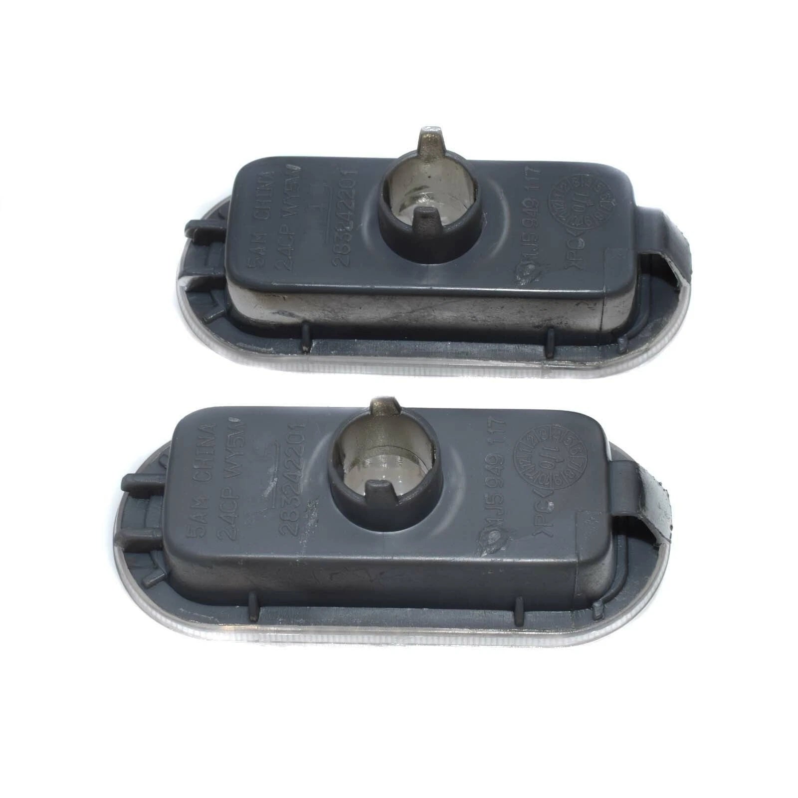 2PCS Clear LED Side Marker Signal Lights For VW Golf Jetta Passat B5 1J0949117 6B93BC-57
