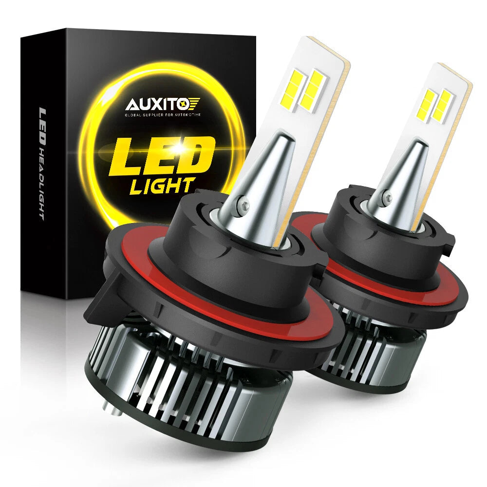 AUXITO H13 9008 LED Headlight Bulb High Low Beam White Light Canbus 6500K CANBUS AUXITO