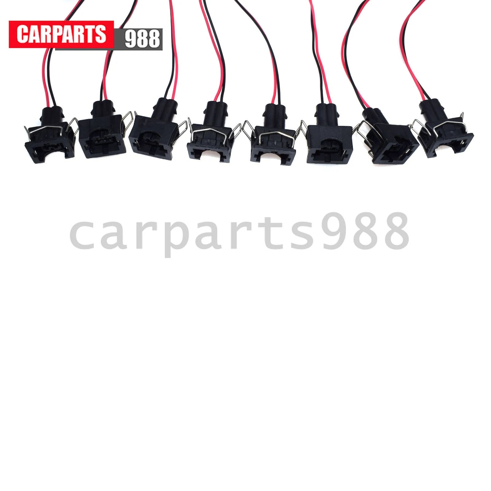 8Pcs Wire Harness LQ4 LQ9 4.8 5.3 6.0 to LS1 LS6 LT1 EV1 Injector Adapters 6B93BC-57