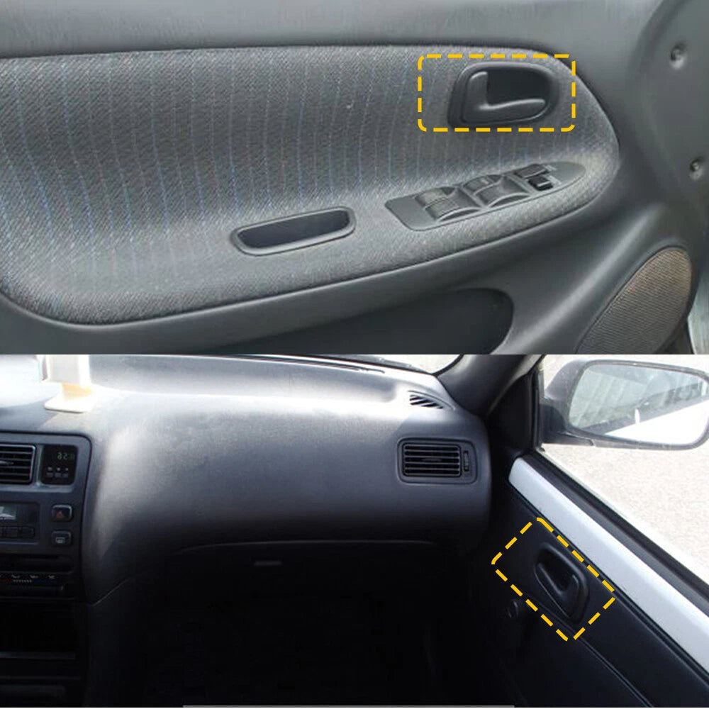 Interior Door Handle For 93-97 Toyota Corolla Set of 4 Front and Rear EOA 6B93BC-57