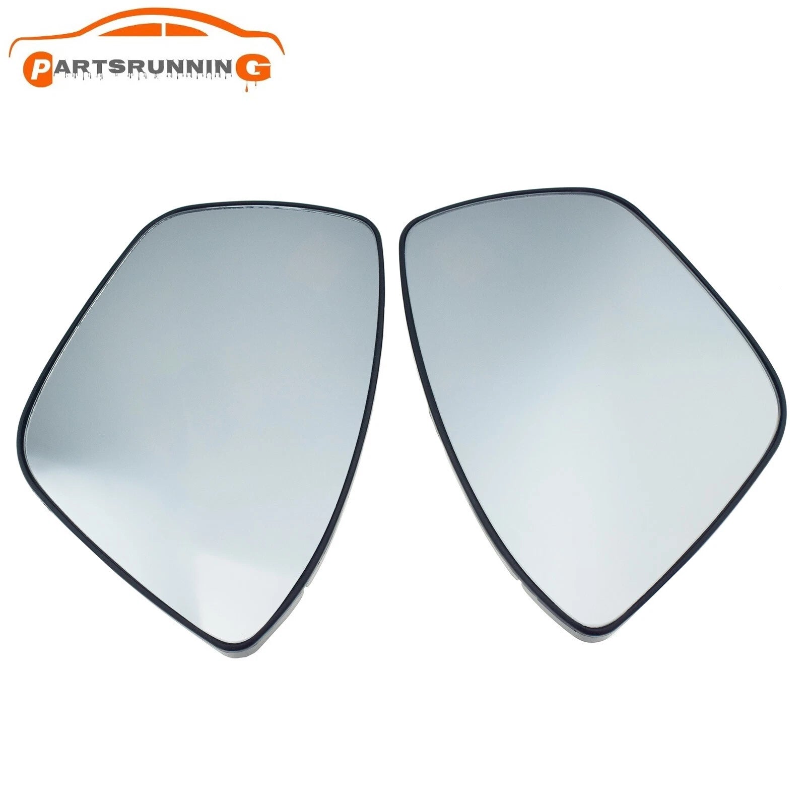 2X Heated Wing Mirror Glass Left Right Side For Peugeot 208 308 CITROEN C3 MK3 6B93BC-57