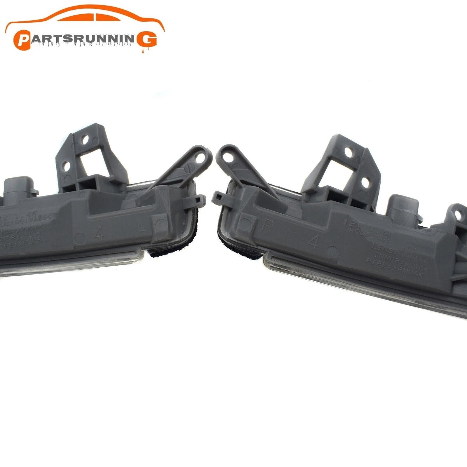 Pair Side Door Mirror Cover Cap W/ Turn Signal lights For Toyota Prius Scion iQ 6B93BC-57