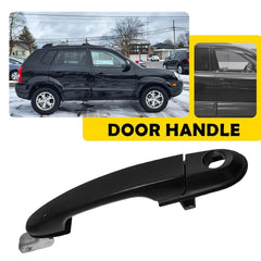Front Right Black Exterior Door Handle For Hyundai Tucson 2005-09 HY1311108 EOA 6B93BC-57