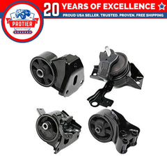 Fits 2003-2008 Hyundai Tiburon 2.7L w/AUTO Motor & Transmission Mount Set 4pcs 6B93BC-57