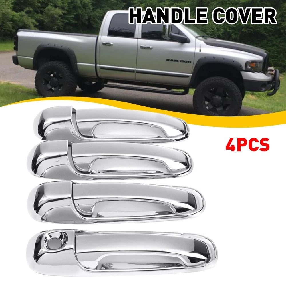 For 1999-2004 Jeep Grand Cherokee Chrome 4 Handle Door Car Exterior Outside EOA 6B93BC-57