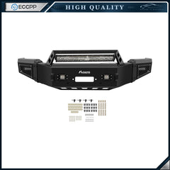 ECCPP Front Bumper w/ Winch Plate & LED Lights D-ring For 2018-2020 Ford F-150 KOEEP