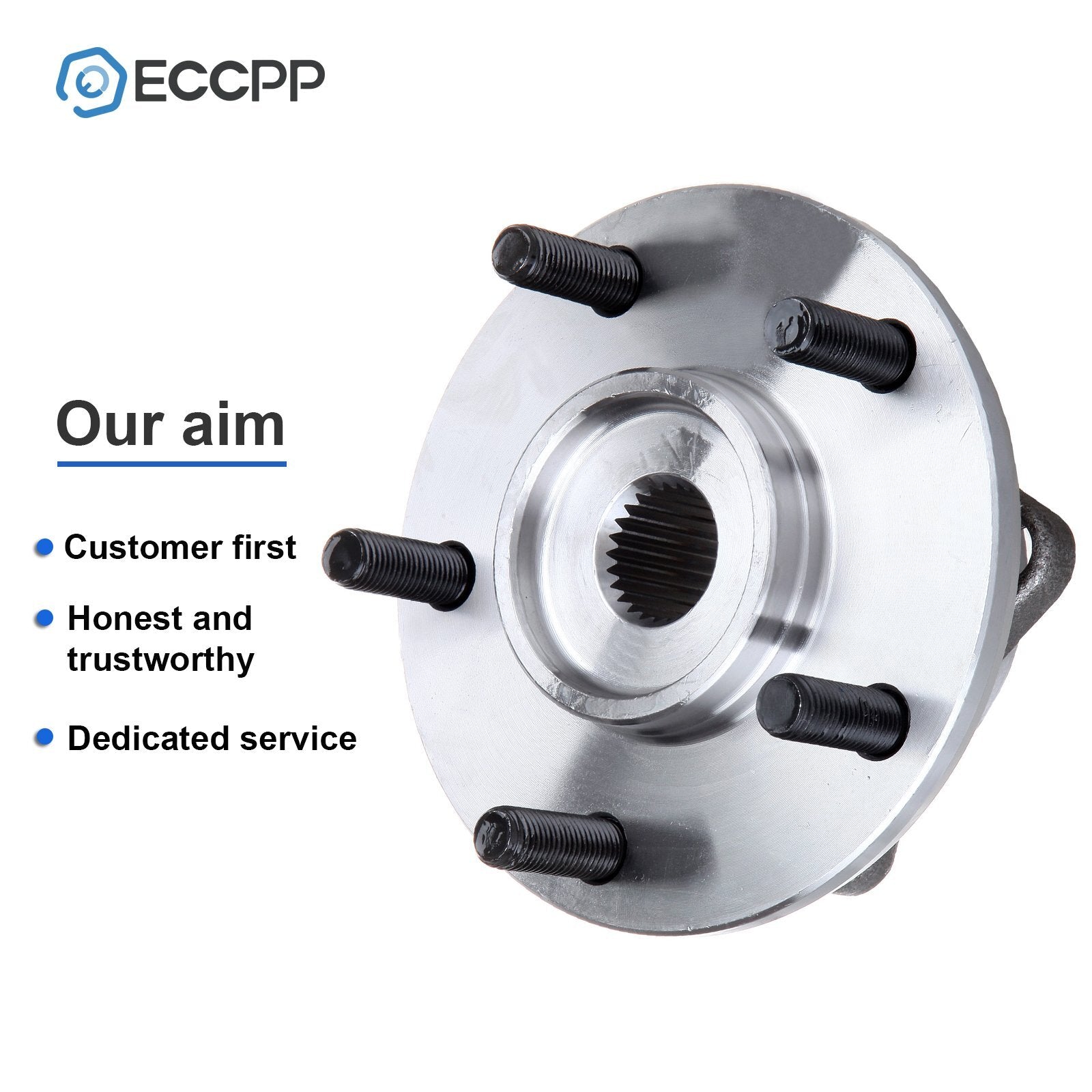 2P Wheel Hub Bearings Front For Chrylser Sebring Dodge Stratus Coupe 2-Door Only 6B93BC-57