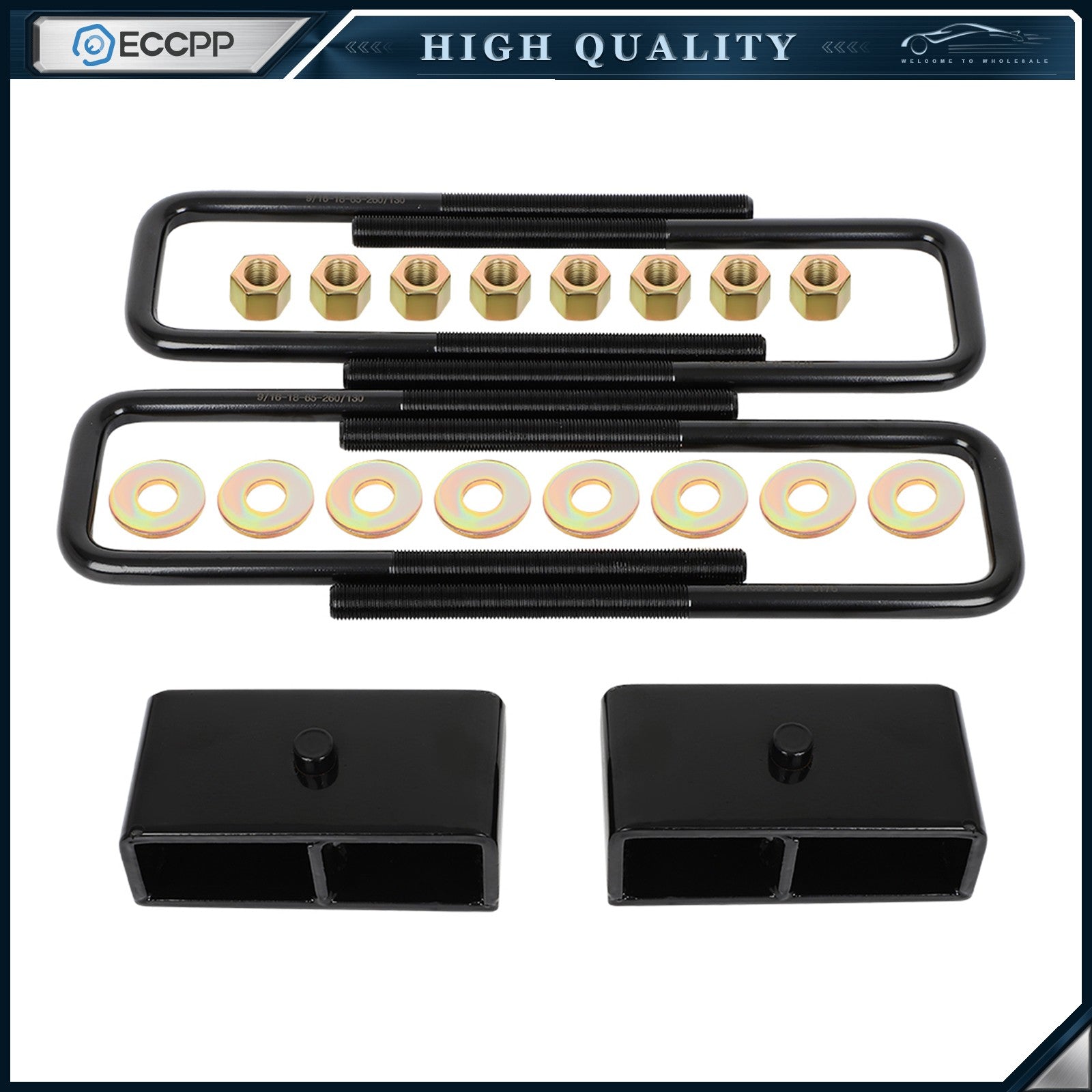 2" Rear Leveling Lift Kit For 2000-2010 Chevy Silverado Sierra 2500 3500 HD 8Lug 6B93BC-57