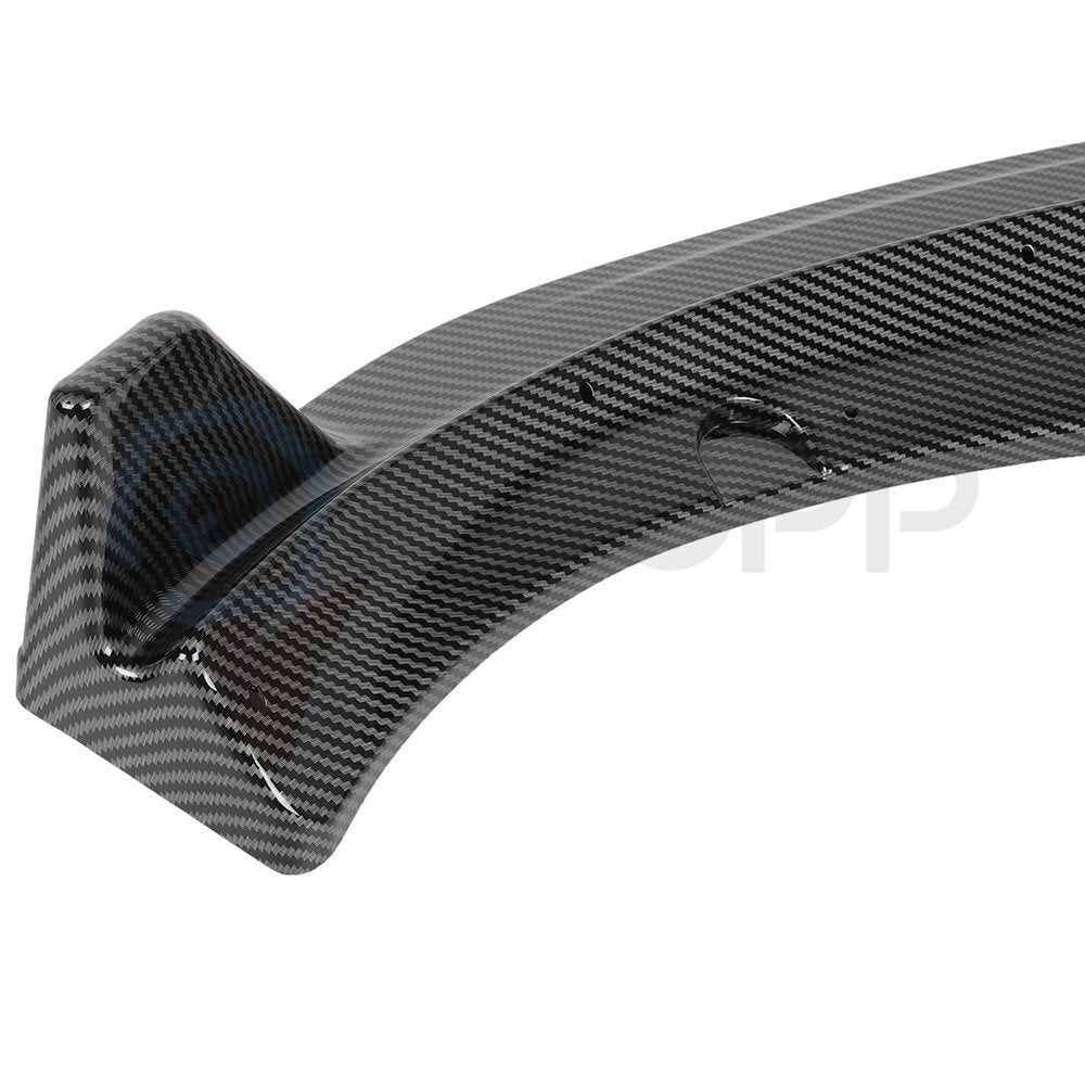 For Tesla Model 3 2017 2018 2019 Carbon Fiber Pattern Front Bumper Body Kit Lip 6B93BC-57