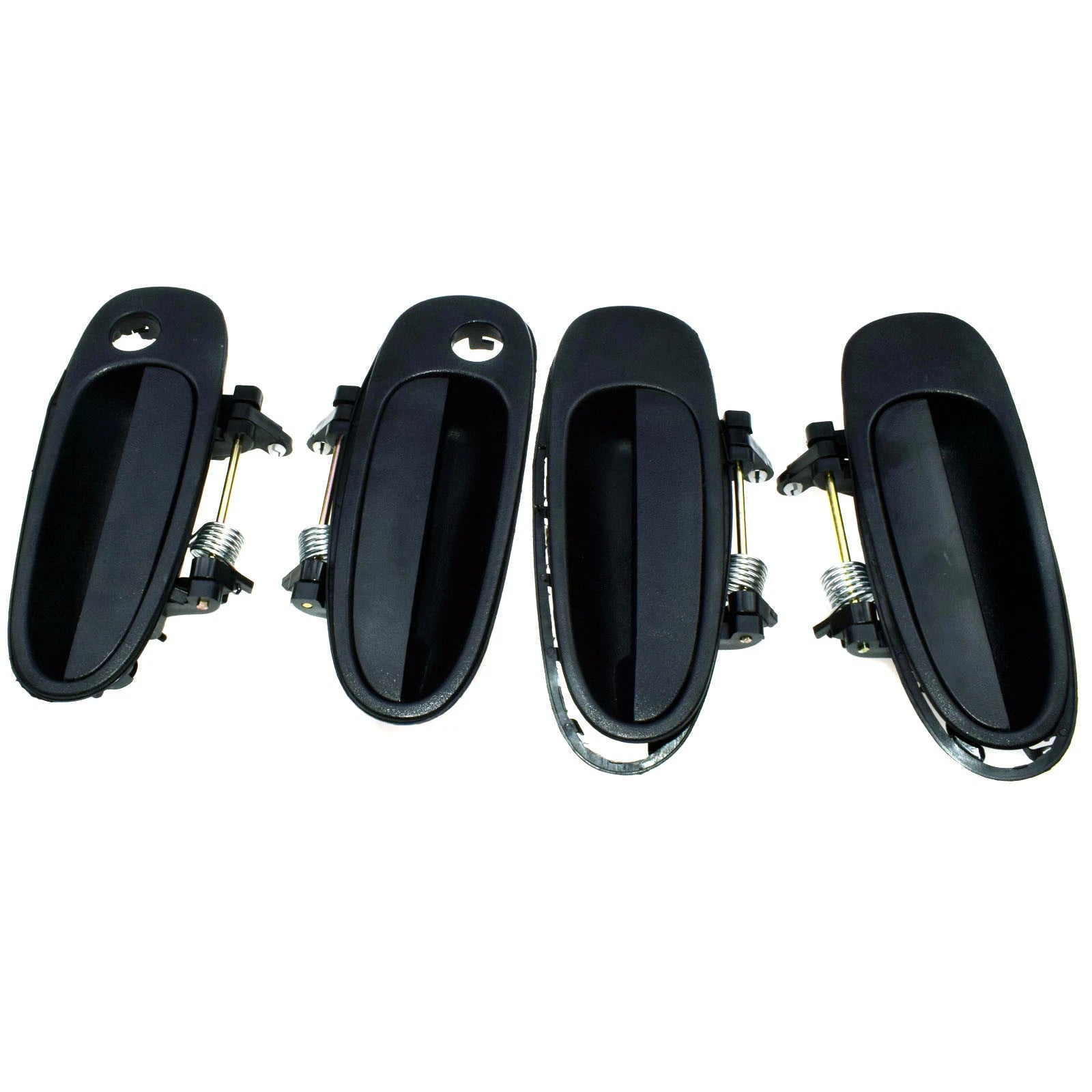 Black Outside Door Handle Front Rear Left Right For 1993-1997 Toyota Corolla 6B93BC-57