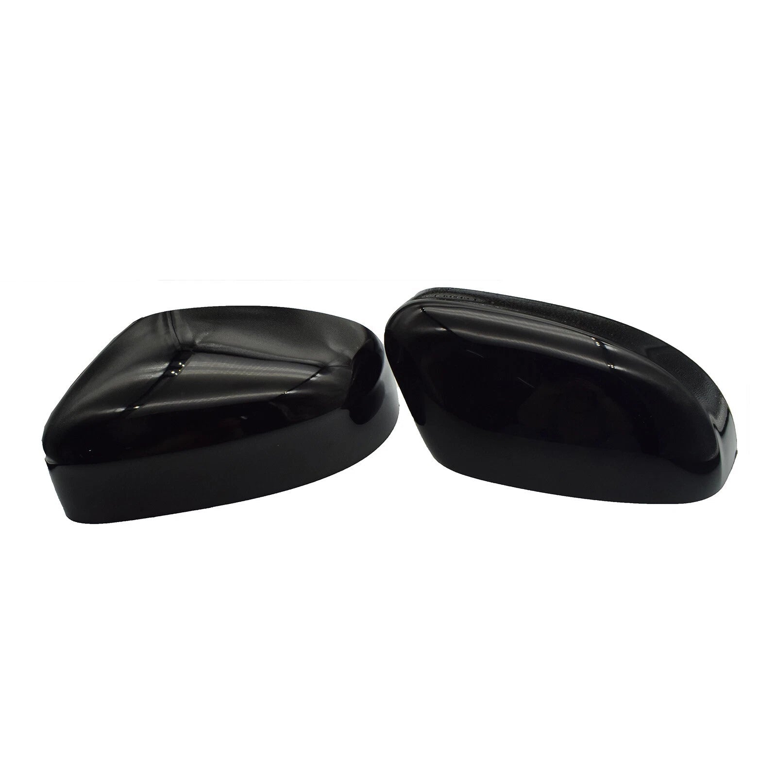 Gloss Black Left Right Rearview Mirror Cover For Ford Focus MK2 MK3 2008-2018 6B93BC-57