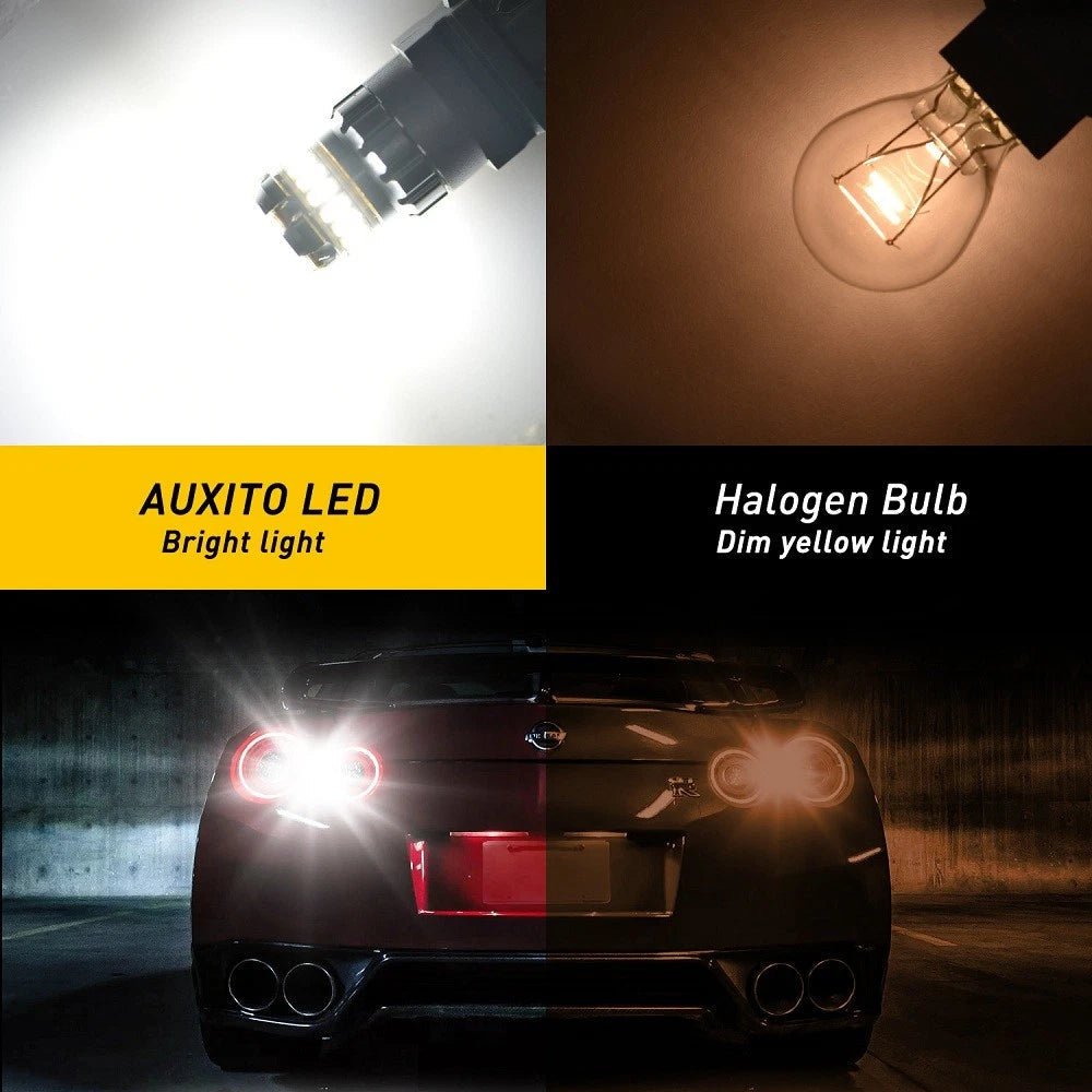 2X AUXITO 3157 LED Backup Reverse Light Bulbs White For Dodge Ram 1500 2500 3500 AUXITO