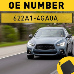 For Infiniti Q50 2014-2018 Front Bumper Tow Hook Eye Cover Cap 622A1-4GA0A USEOA 6B93BC-57
