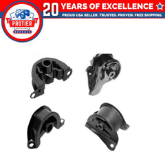 Motor Mount Set Fits 1992-1995 Honda Civic / Civic del Sol 1.5L / 1.6L 4PCS 6B93BC-57
