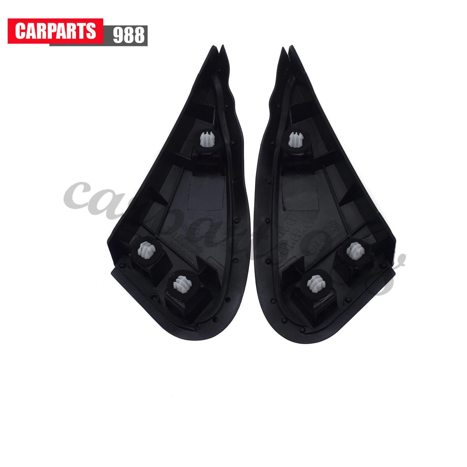 For 2014-2016 Toyota Corolla Pair Rear View Mirror Trim Triangles Corner Molding 6B93BC-57