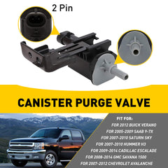 12597567 EVAP Emisson Vapor Canister Solenoid Purge Valve For Chevy Buick 6B93BC-57