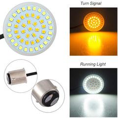 4PCS LED Turn Signal Lights fit Harley Softail Dyna Sportster Touring Tri Glide