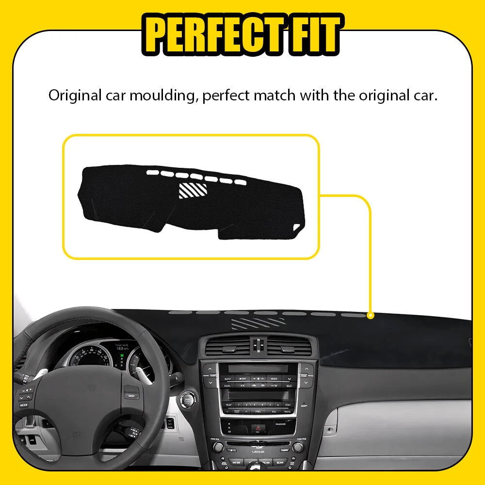 Dashboard Cover for 2006-13 Lexus IS250 IS350 Dashboard Pad Dash Mat Accessories 6B93BC-57