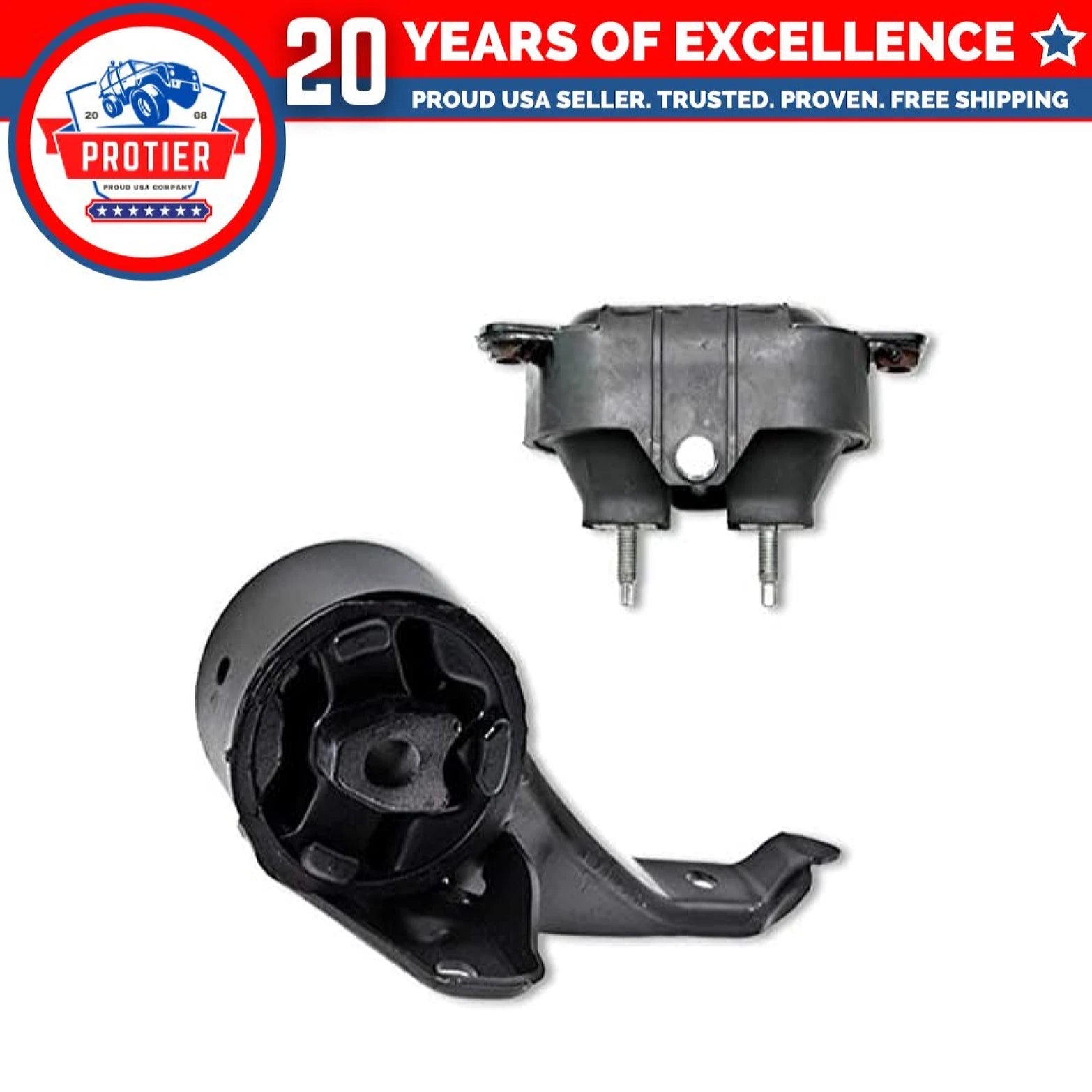Fits 2004-2008 Chevrolet Malibu/Pontiac G6 / Saturn Aura 3.5L Trans Mount SET 6B93BC-57