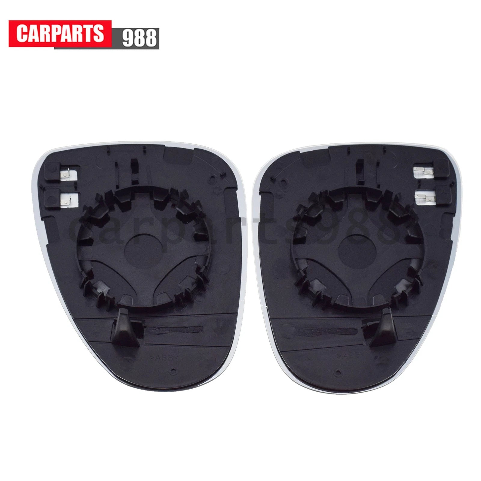 Pair LH RH Heated Mirror Glass For 11-17 Volkswagen Touareg 7P6857522 7P6857521 6B93BC-57