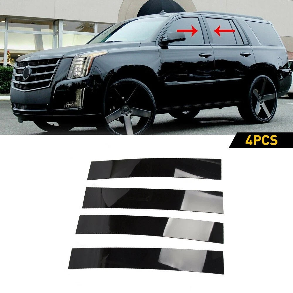 For 2007-2014 Cadillac Escalade Black Pillar Post Door Trim Car Auto Accessories 6B93BC-57