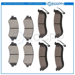 Front Rear Ceramic Brake Pads For 2003 2004 2005 2006 2007 Jeep Liberty 8pcs 6B93BC-57
