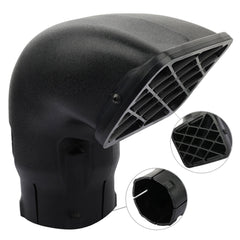 Black 3.5" Auto Air Ram Snorkel Head Top For TOYOTA Landcruiser VDJ76/78/79 6B93BC-57