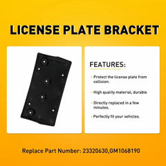 For 2018-2021 EQUINOX GM FRONT LICENSE PLATE HOLDER # 23320630 EOA 6B93BC-57