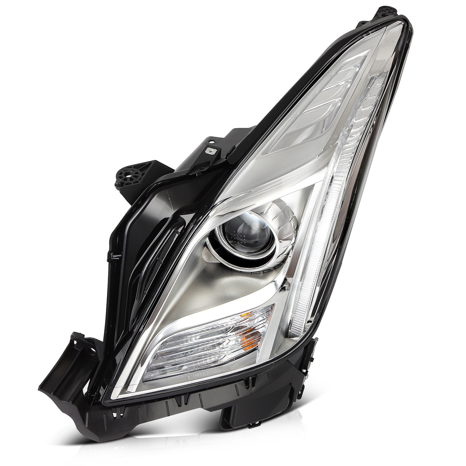 Driver Left Side HID Headlight Assembly For 2013-2017 Cadillac XTS 3.6L Chrome 6B93BC-57