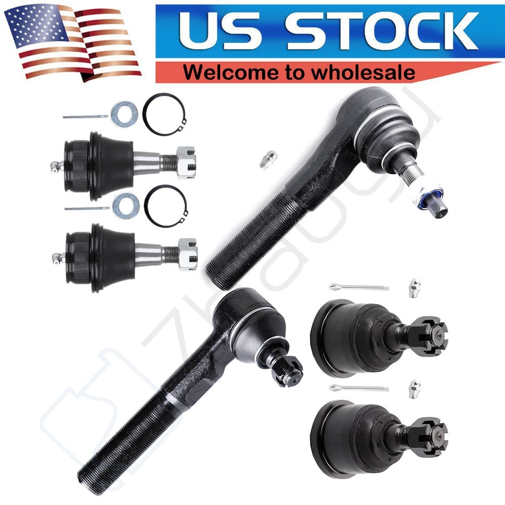 6pcs Front Tie Rod Ends Ball Joints For Dodge Ram 1500 Laramie SLT 2006-2008 6B93BC-57
