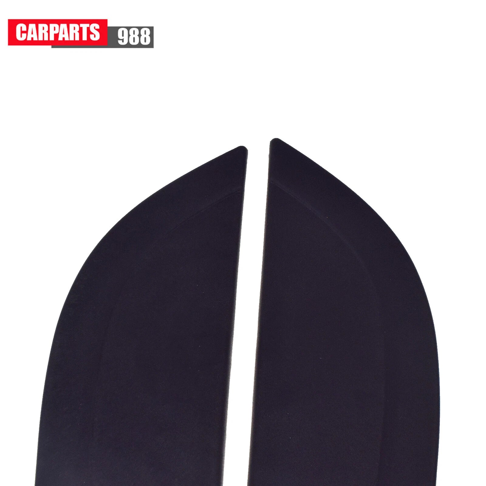 2Pcs Left Right Rear Door Molding Black For 2006-2010 Hyundai Accent 838301E000 6B93BC-57