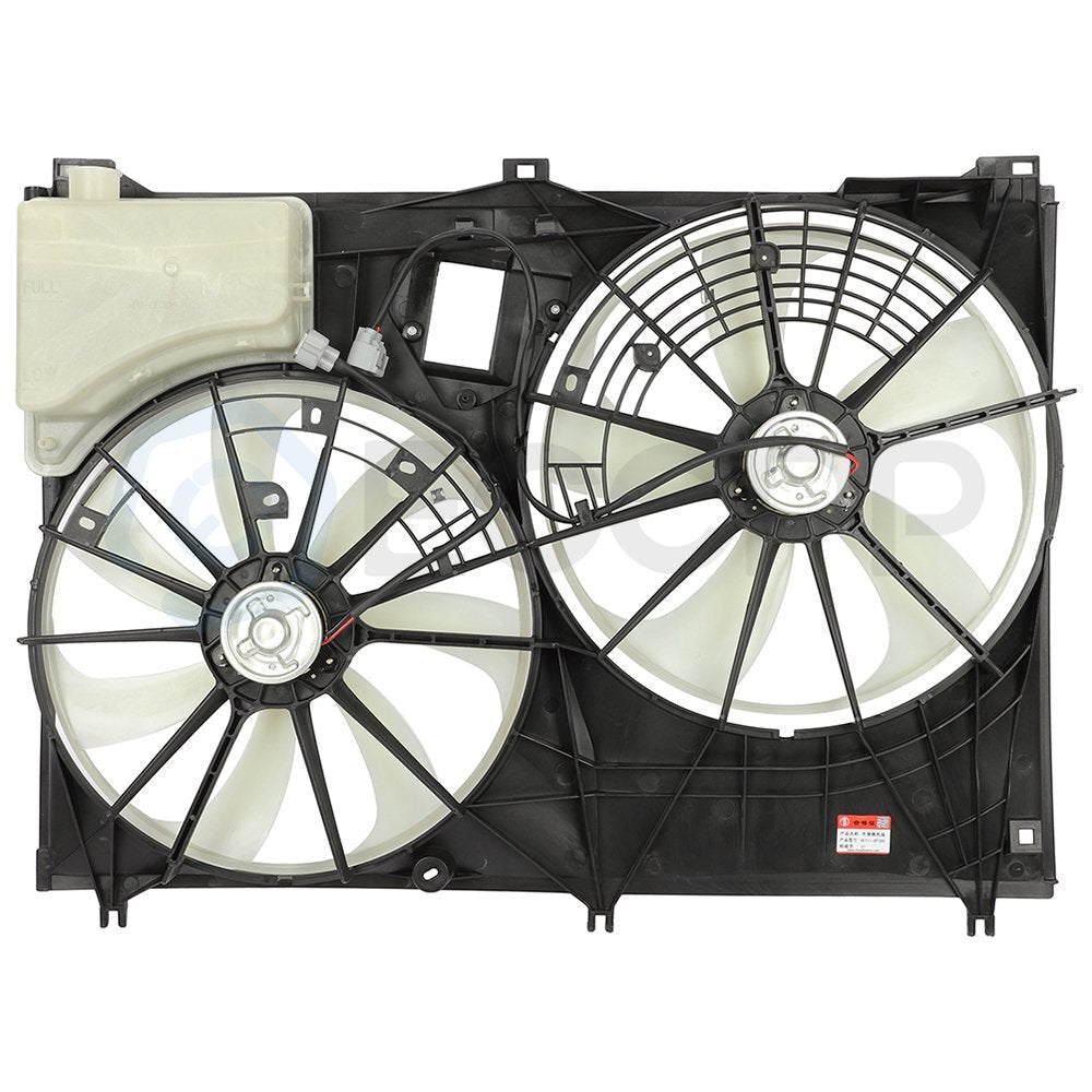 Radiator Condenser Cooling Fan Assembly For 2014-2018 2019 Toyota Highlander 6B93BC-57