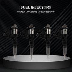 For Hino 3.8L 4.7L 5.0L 6.5L 7.7L 23670-E0010 095000-6593 4 PCS Diesel Injector
