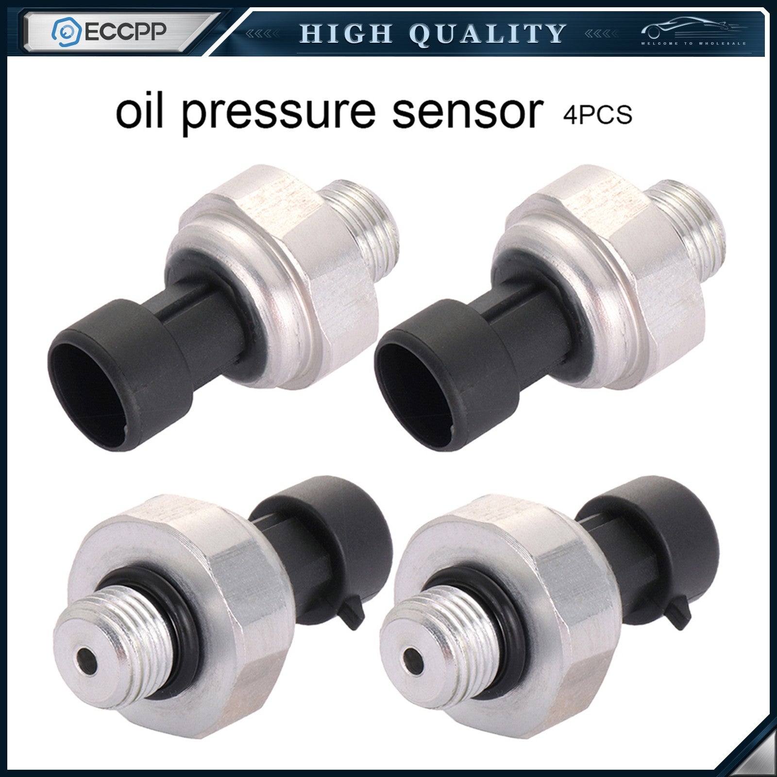 ECCPP 4pcs Oil Pressure Sensor Switch For Buick Allure LaCrosse Lucerne 05-08 ECCPP