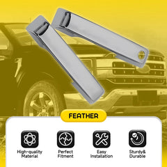 For 2021 2022 2023 2024 Ford F150 Chrome Door Handle Covers F-150 W/O Smartkey A 6B93BC-57